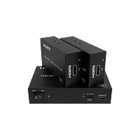 Набор из (1) сплиттера HDMI 2.0 1:2 HDBT и (2) приемников, Prestel SP-H2-12T70: купить в Москве